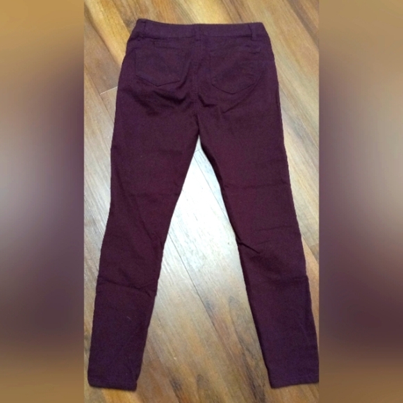 Wax Jeans Butt I Love You,High Rise Butt Lifting. Burgundy. Size 7/28 - Picture 4 of 10